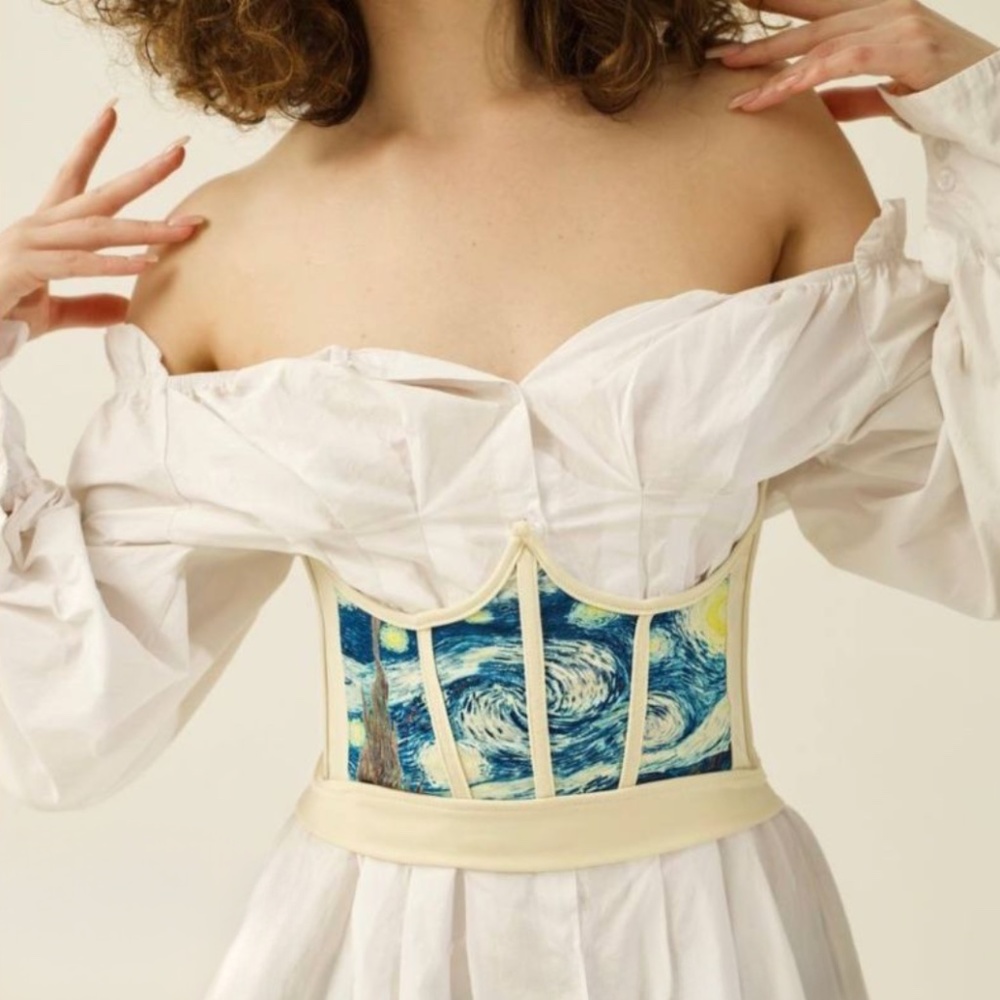 Van Goth High Waist Corset Top